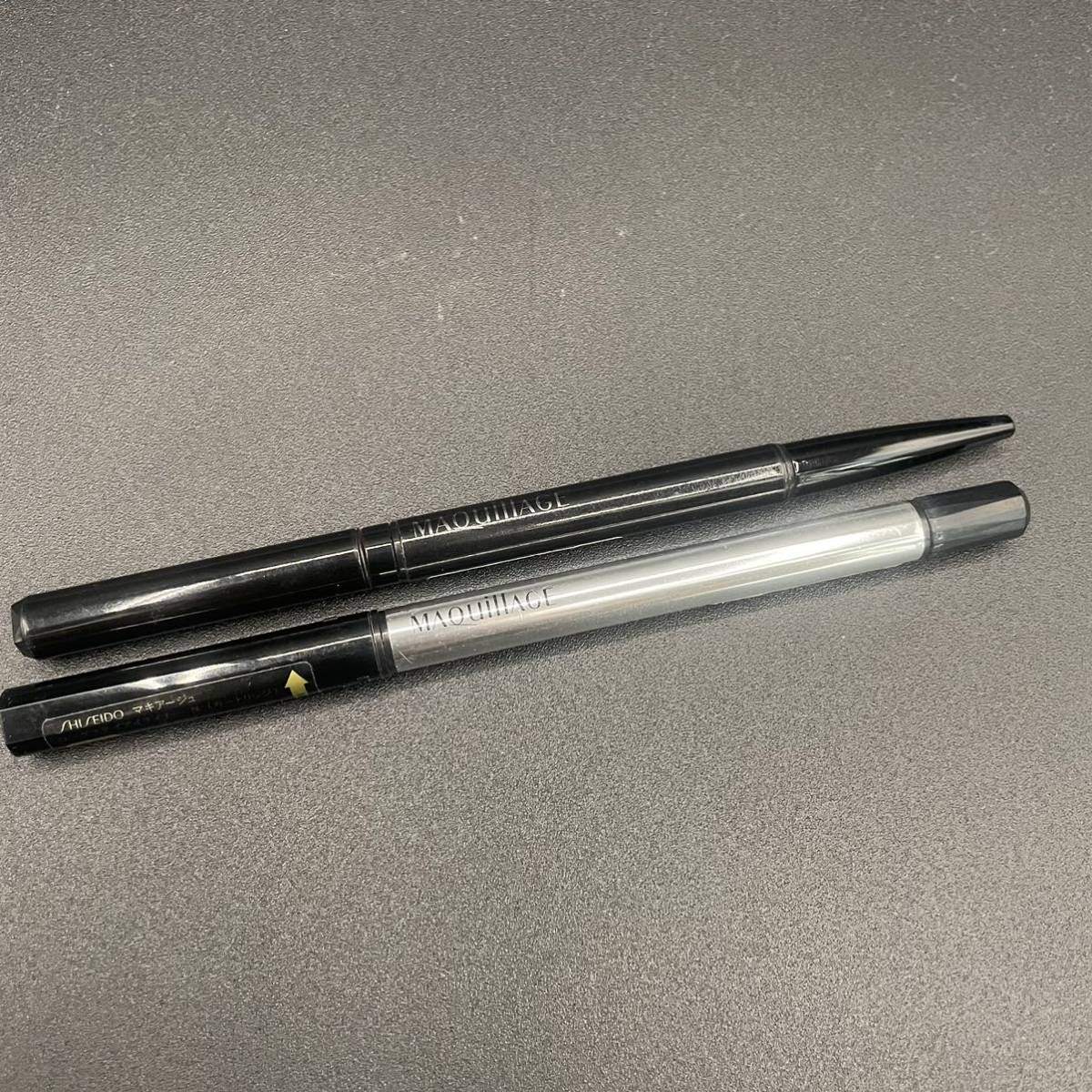 ◎マキアージュ ダブルブロウライナー&パウダーGY901 ロングステイアイライナーBK999 2本まとめ 試用見本品 210-2拍卖