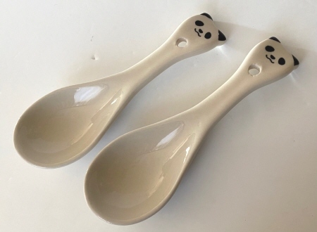 即決!かわいい☆「パンダのレンゲ」2本拍卖