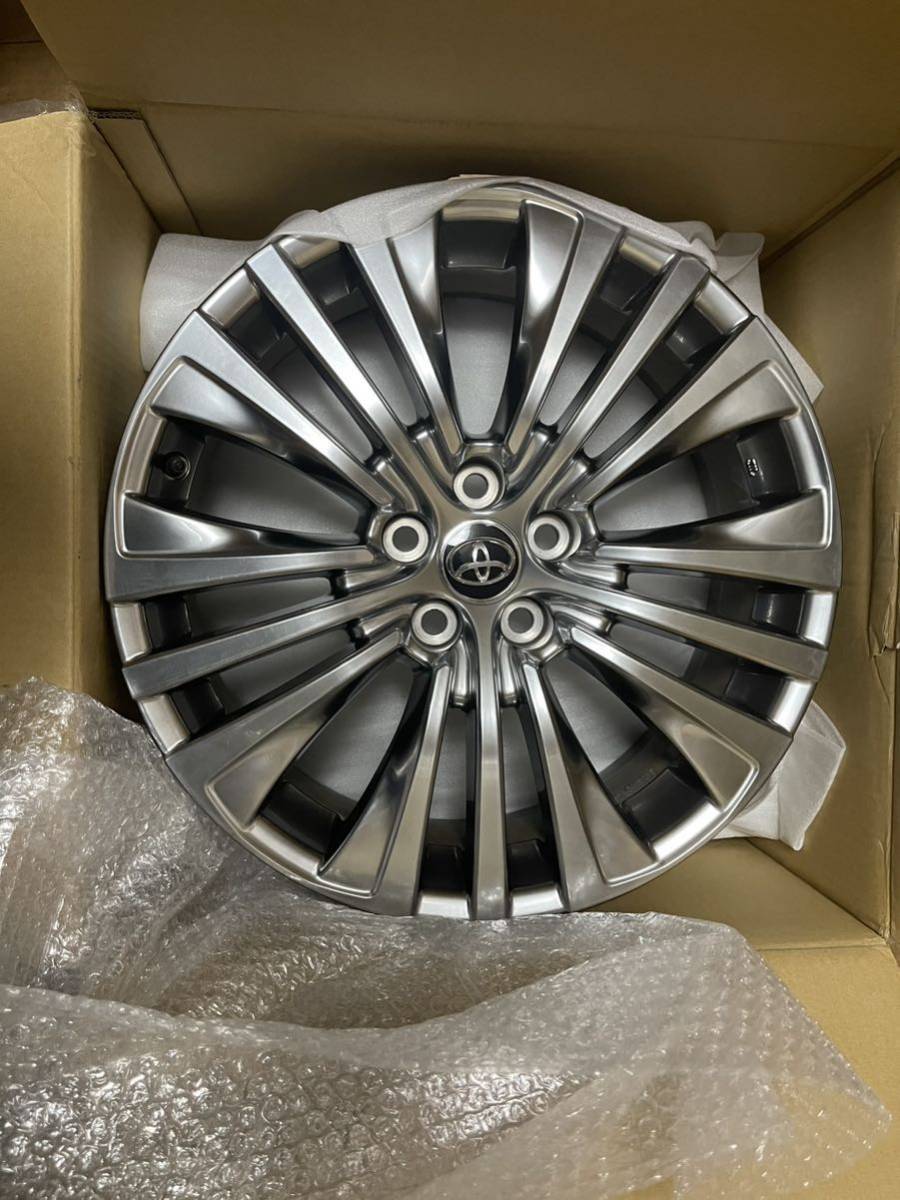 トヨタ純正80系ハリアー Zグレード純正ホイール1本19インチ 7J+35 pcd 114.3-5H拍卖