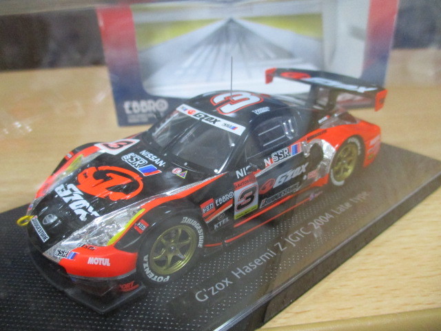 エブロ 1/43 「 ジーゾックス ・ハセミZ JGTC #3 」 レッド/ブラック ・送料 500円(レターパック発送) クリアケース未開封品拍卖