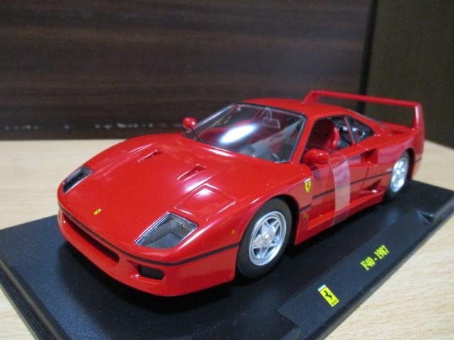 ブラーゴ 1/24 「 フェラーリ F40 」 レッド 1987y ・送料 800円拍卖