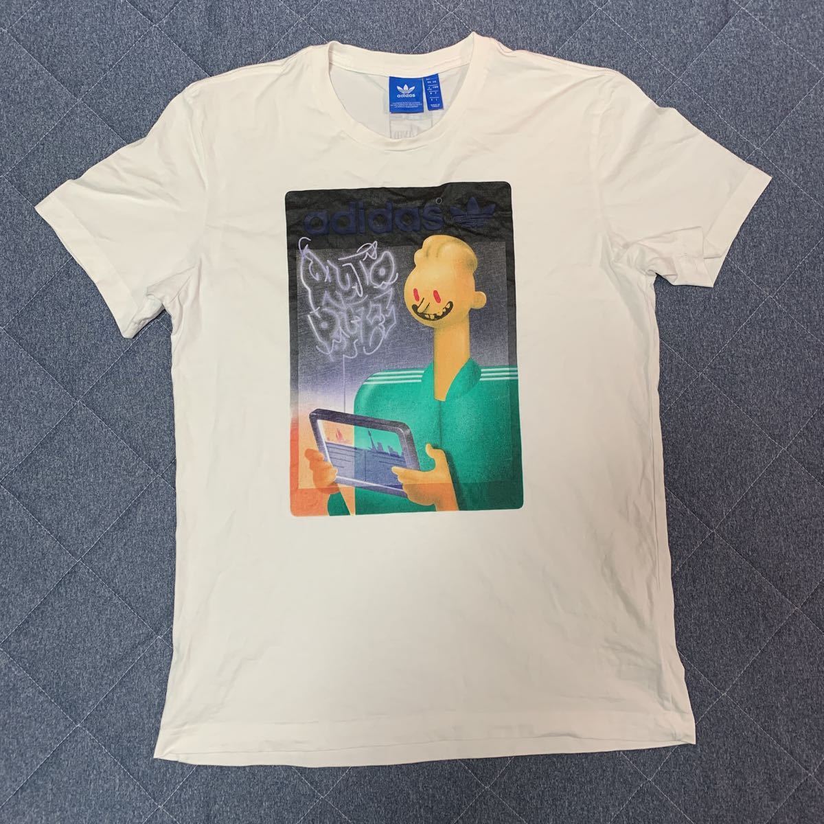 中古 アディダスオリジナルス Tシャツ 白拍卖