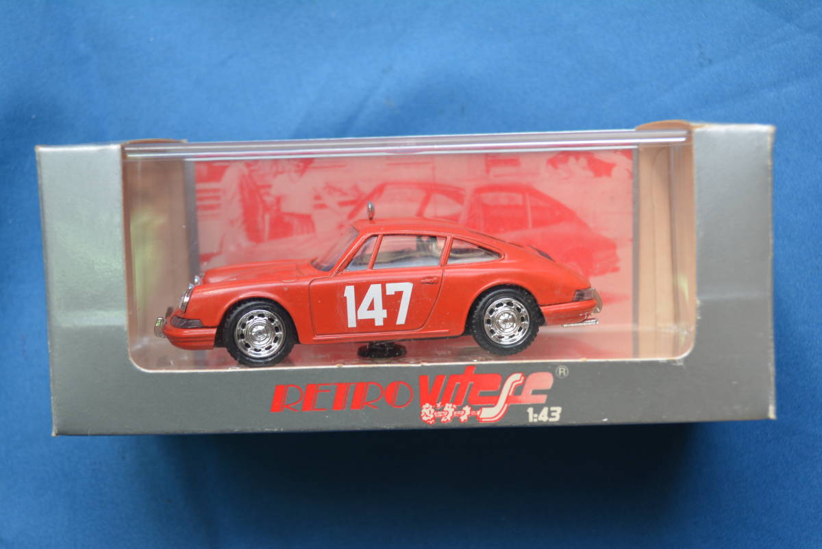 当時物 RETRO vitese 1:43 PORSCHE 911 RALLYE MONTE-CARLO 1965 / ポルシェ 911 ラリー・モンテカルロ 1965 未使用品拍卖