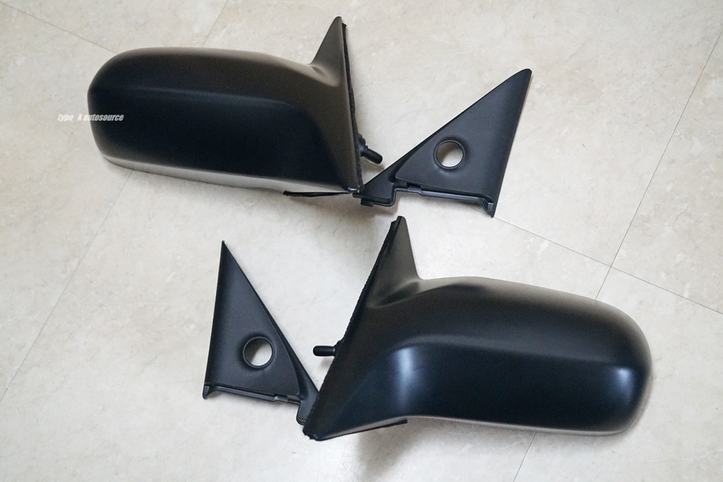 USホンダ純正 01-05 HONDA CIVIC シビック 4drセダンDX用 マニュアル ミラー左右 ガーニッシュ付 USDM北米JDM ES1 ES3 ES系 FERIO フェリオ拍卖