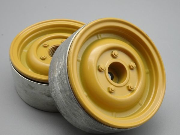 GRC製 G130CM 黄色い ホイールセット 1.9 インチ TRX4用 アキシャル タミヤ scx10 クローラー /ロッククローラー 4本セット拍卖