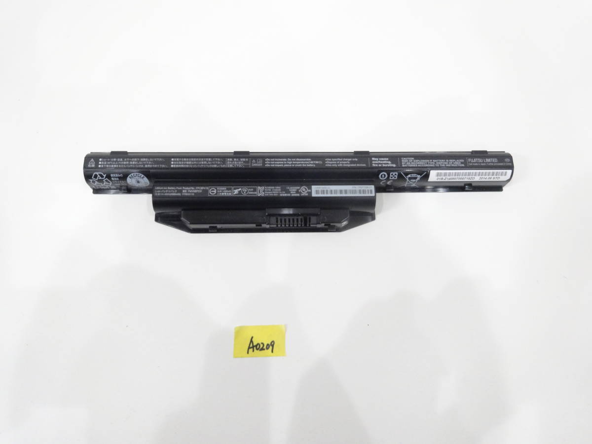 FUJITSU LIFEBOOK 純正バッテリー FMVNBP231 10.8 49WhV ジャンク A0209拍卖