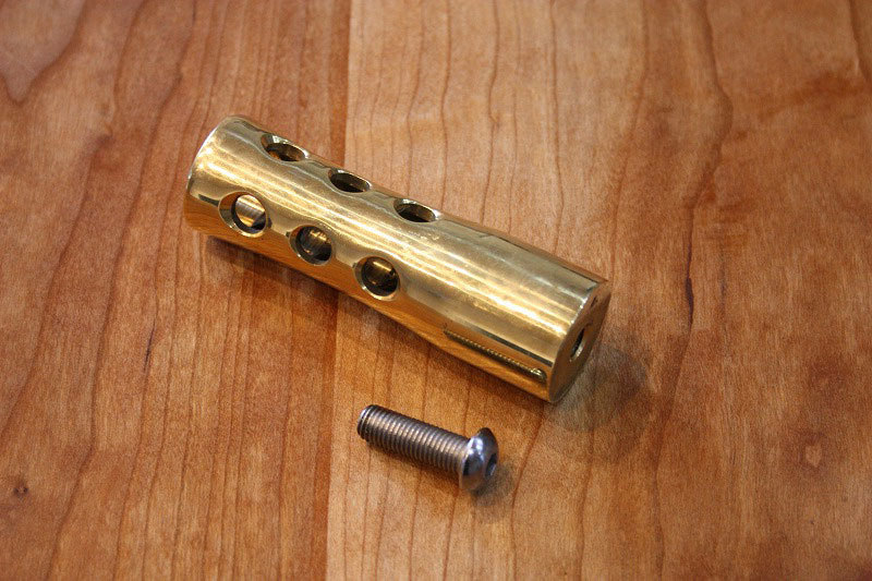 新品 ブラス ドリルド チェンジ ペダル 真鍮 ハーレー パン ナックル ショベル アイアン拍卖