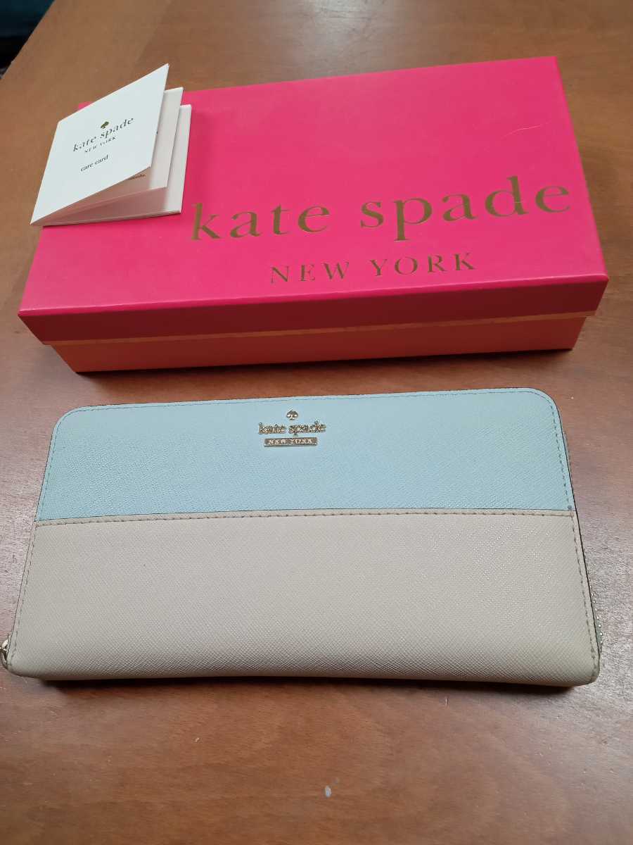 kate spade new york (ケイトスペード) 長財布☆箱あり☆正規店購入拍卖