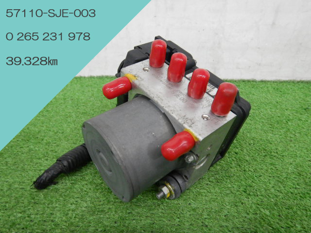 5A】 エディックス BE4 / ABSアクチュエーター 57110-SJE-003 / 0 265 231 978 / 39.328㎞ K20A 【770081】拍卖