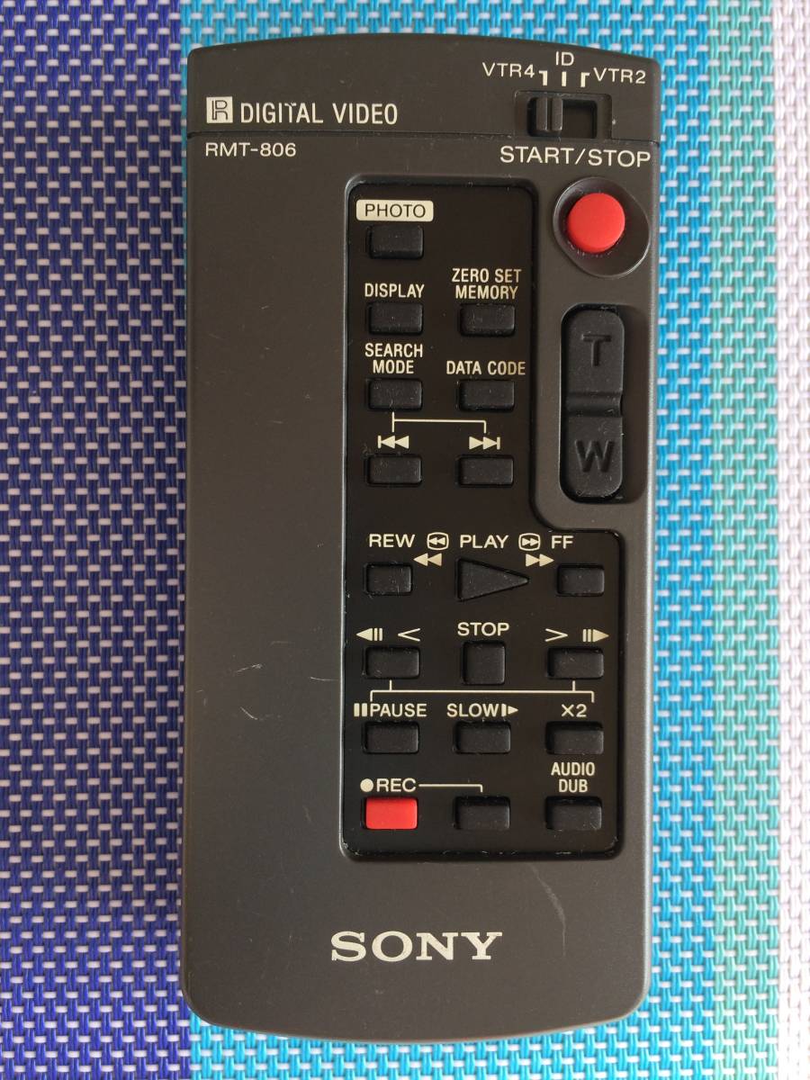 送料無料★SONY★ソニー★純正★DVCAM★DSR-200 DCR-VX9000 他用リモコン★RMT-806★中古★動作品★返金保証あり★拍卖