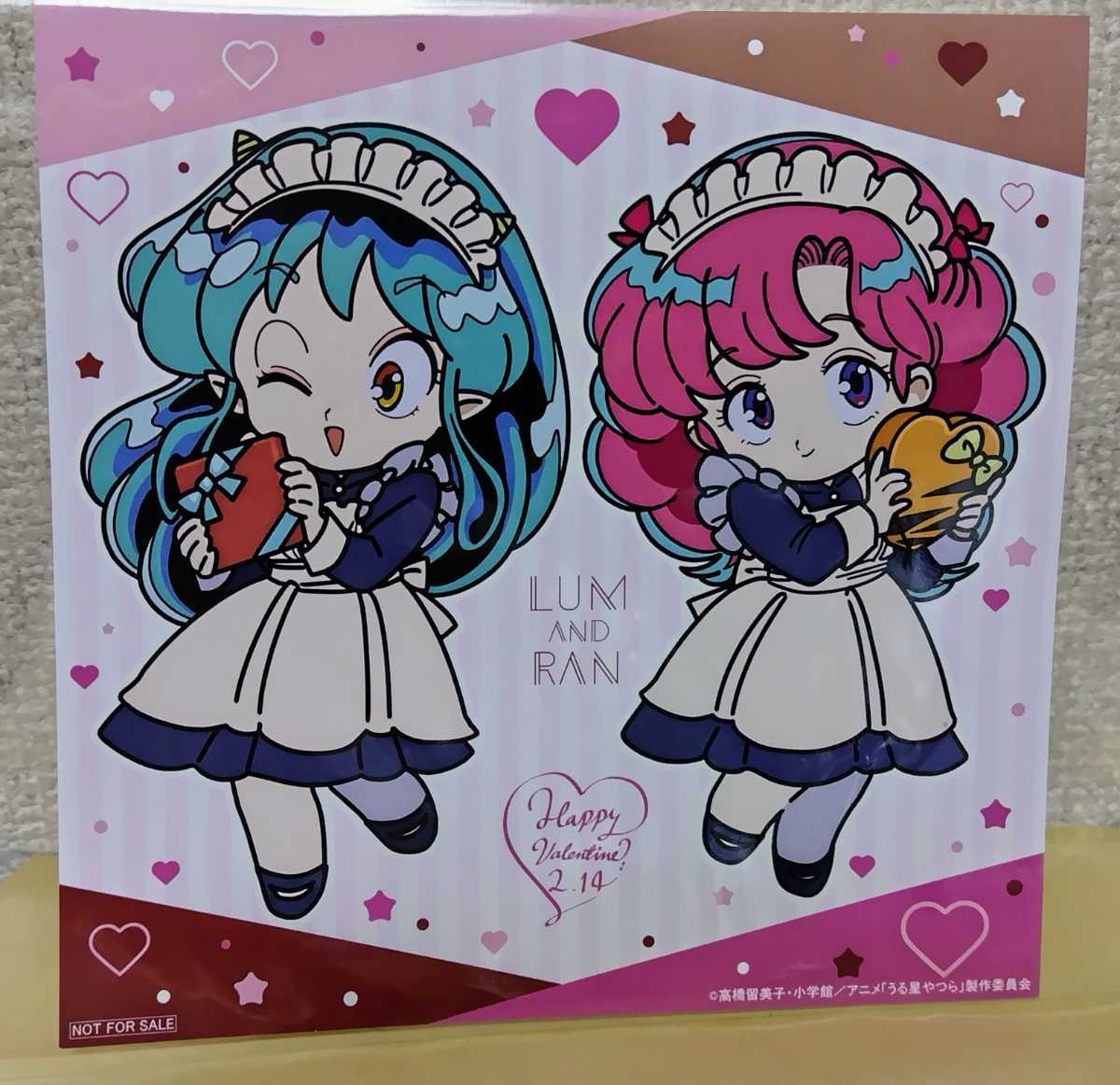 うる星やつらノイタミナカフェバレンタインメニュー、ポストカード拍卖