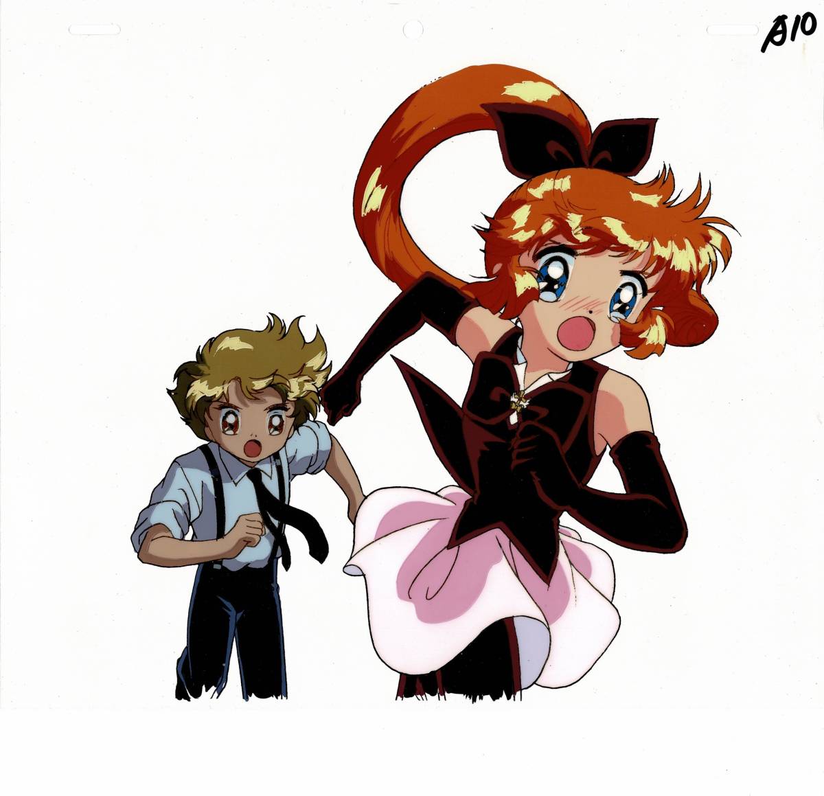 怪盗セイント・テール 羽丘芽美 佐渡真人 セル画 原画 動画 立川恵 鍋島修 阿部純子 なかよし 講談社 東京ムービー セイントテール【A47】拍卖