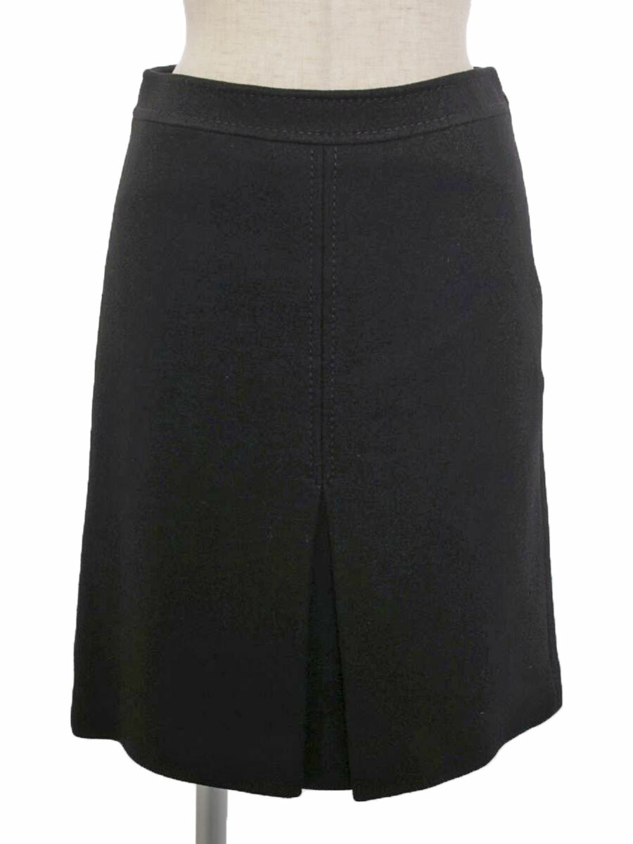 ハロッズ スカート フロントタック ステッチ ウール混 1拍卖