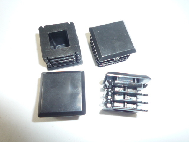 新品 角中栓 24mm 黒 4個 パイプエンドキャップ 樹脂 定形外可拍卖