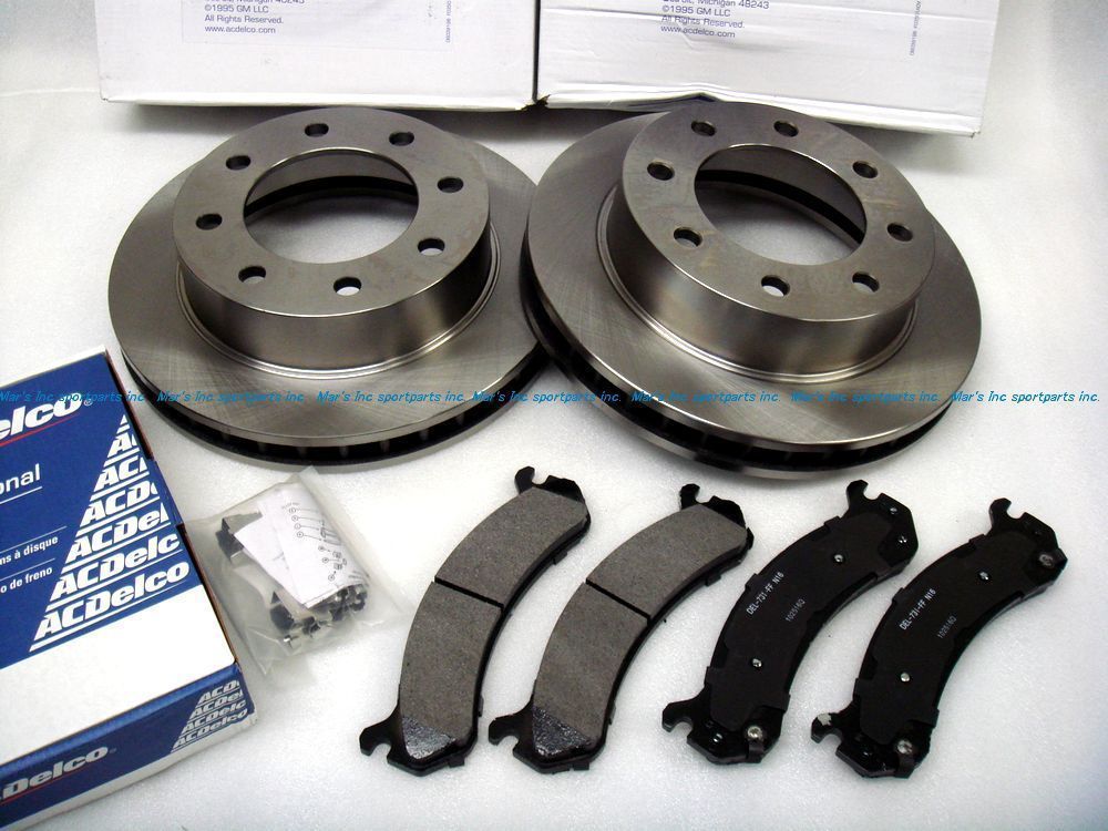 送料無料 (沖縄・離島除く) 2003~2009y HUMMER ハマー H2 デルコ製 フロント ブレーキローター左右 & パッド セット拍卖