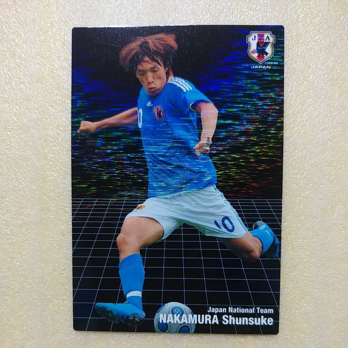 2009カルビーJリーグカード№JNー57中村俊輔 日本代表 キラカード拍卖