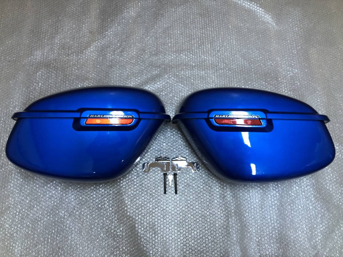 ☆絶版品☆ ハーレー スポーツスター 純正 OP ハードケース サドルバッグ サイドバック パニアケース XL1200 XL883R XL883 ダイナ FXD FXDL拍卖