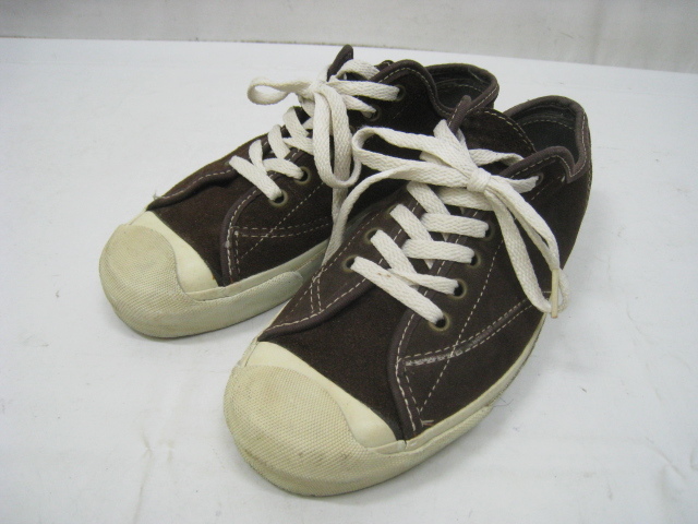 USA製 VANS バンズ DOREN レザー スエード スニーカー 茶 ブラウン サイズ5 1/2拍卖