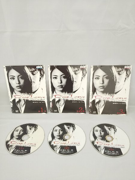 090-2147 送料無料 ディープラブ ドラマ版 アユの物語 全3巻 ジャケットに破れ有り ディスクにキズ有り レンタル版拍卖