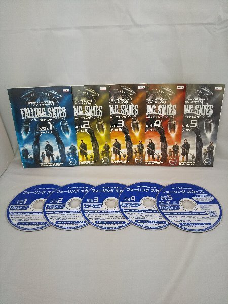 090-2393 送料無料 フォーリング スカイズ サードシーズン 全5巻 ジャケットに日焼け有り ディスクにキズ有り レンタル版拍卖