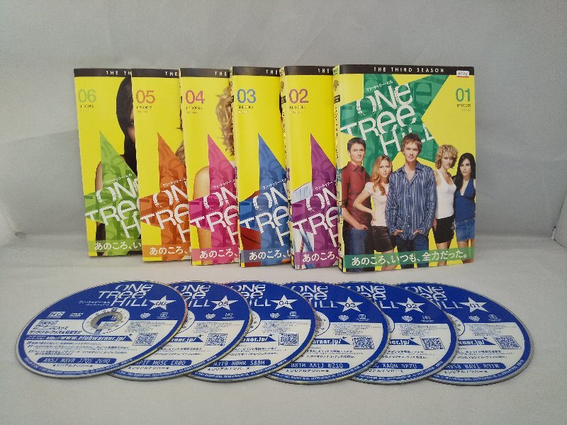 090-2375 送料無料 ワン・トゥリー・ヒル  サードシーズン 全11巻 ジャケットに日焼け有り ディスクにキズ有り レンタル版拍卖