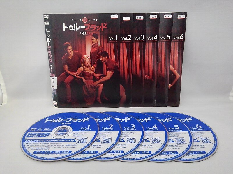 090-2428 送料無料 トゥルーブラッド フォースシーズン 全6巻 ※1巻ジャケット背にヤケ レンタル版拍卖