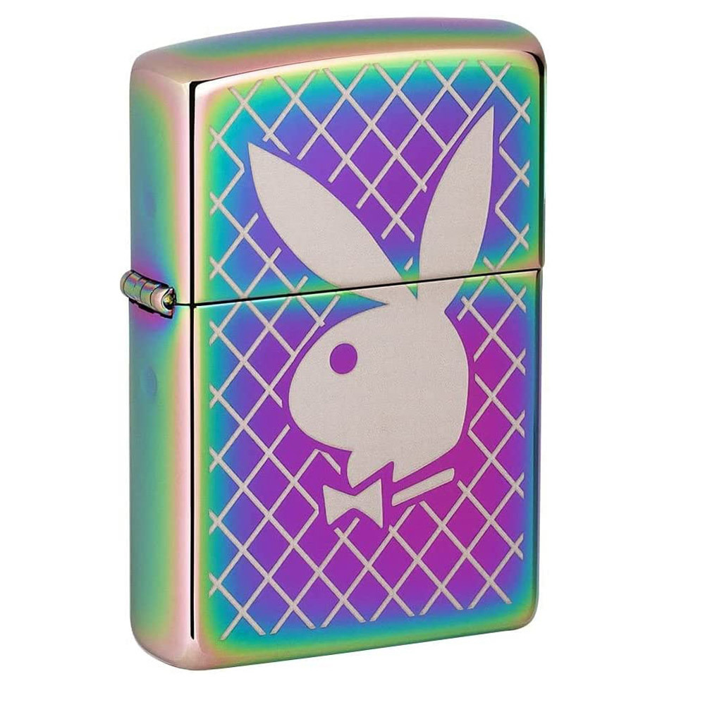 ジッポー オイルライター アメリカ加工 #PF49344 スペクトラム プレイボーイ&ギフトボックスセット(オイル+フリント+BOX)拍卖