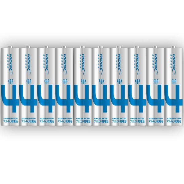 同梱可能 単4アルカリ乾電池 単四乾電池 HIDISC 10本組x1パック拍卖