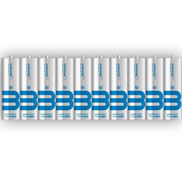 同梱可能 単3アルカリ乾電池 単三乾電池 HIDISC 10本組x1パック拍卖