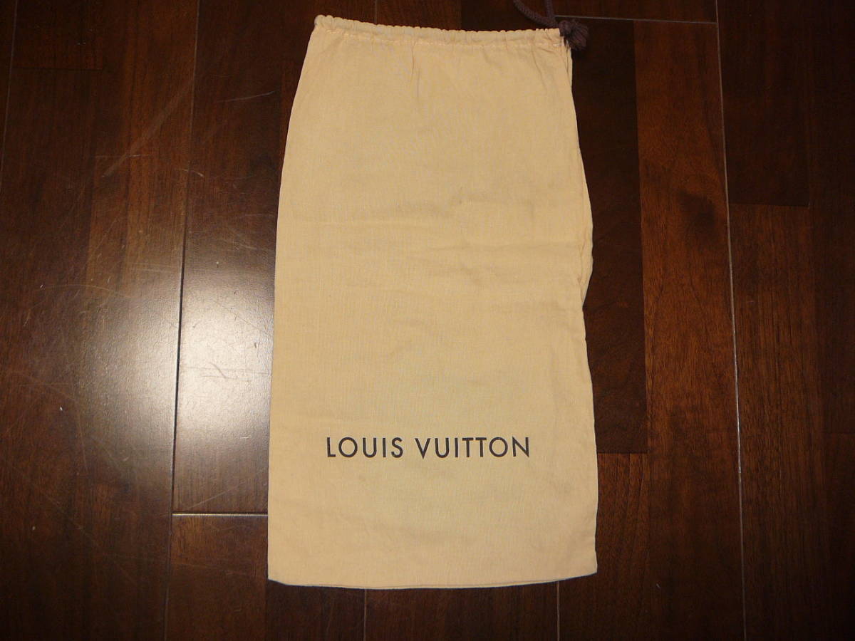 非売品 ルイヴィトン シューズバッグ 保存袋 巾着 布製 キナリ拍卖