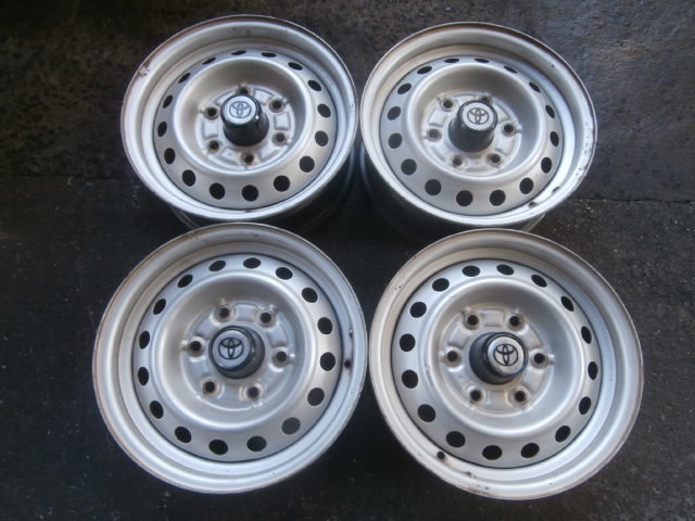 ★ 100系 ハイエ-ス トヨタ 純正 鉄ホイル 4枚セット LH RZH 15X5.5J 6H 139.7PCD OFF+29拍卖