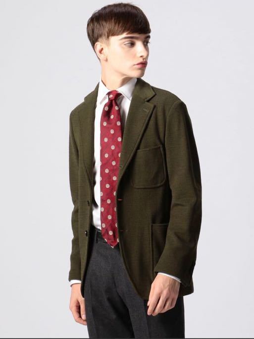 TOMORROWLAND ウールリブニット 段返り3Bテーラードジャケット拍卖