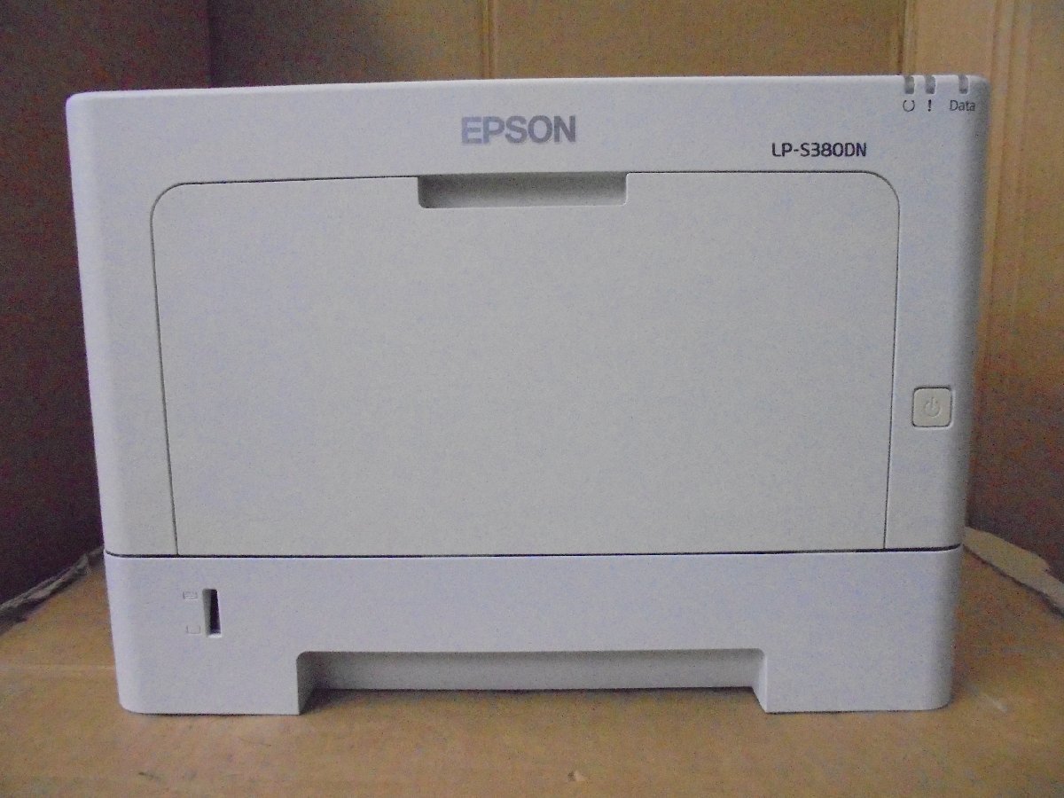*中古レーザープリンタ エプソン【EPSON LP-S380DN】トナー/現像ユニット/感光体ユニットなし*2301181拍卖