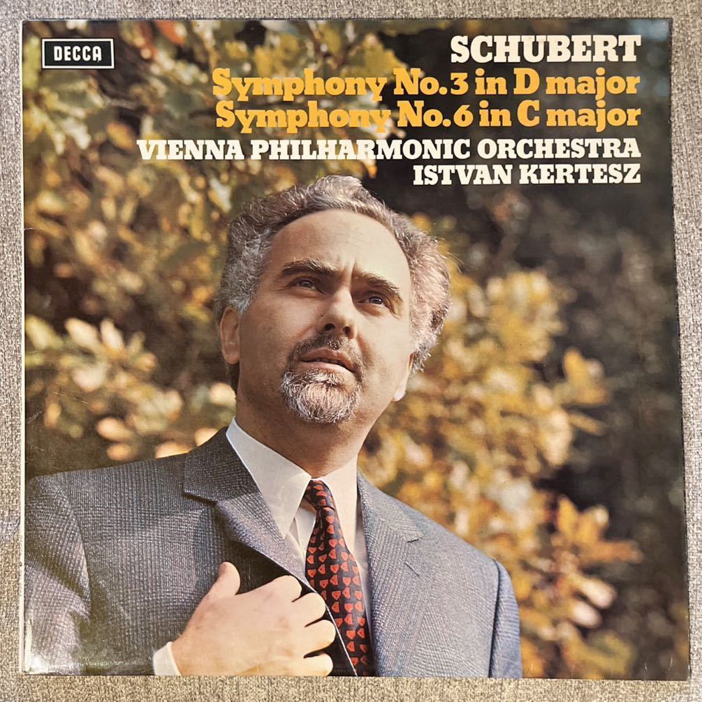 英decca【ED4初出盤】SXL * ケルテスのシューベルト 交響曲第3、6番 * kertesz schubert symphony * ウィーン・フィル 優秀録音拍卖
