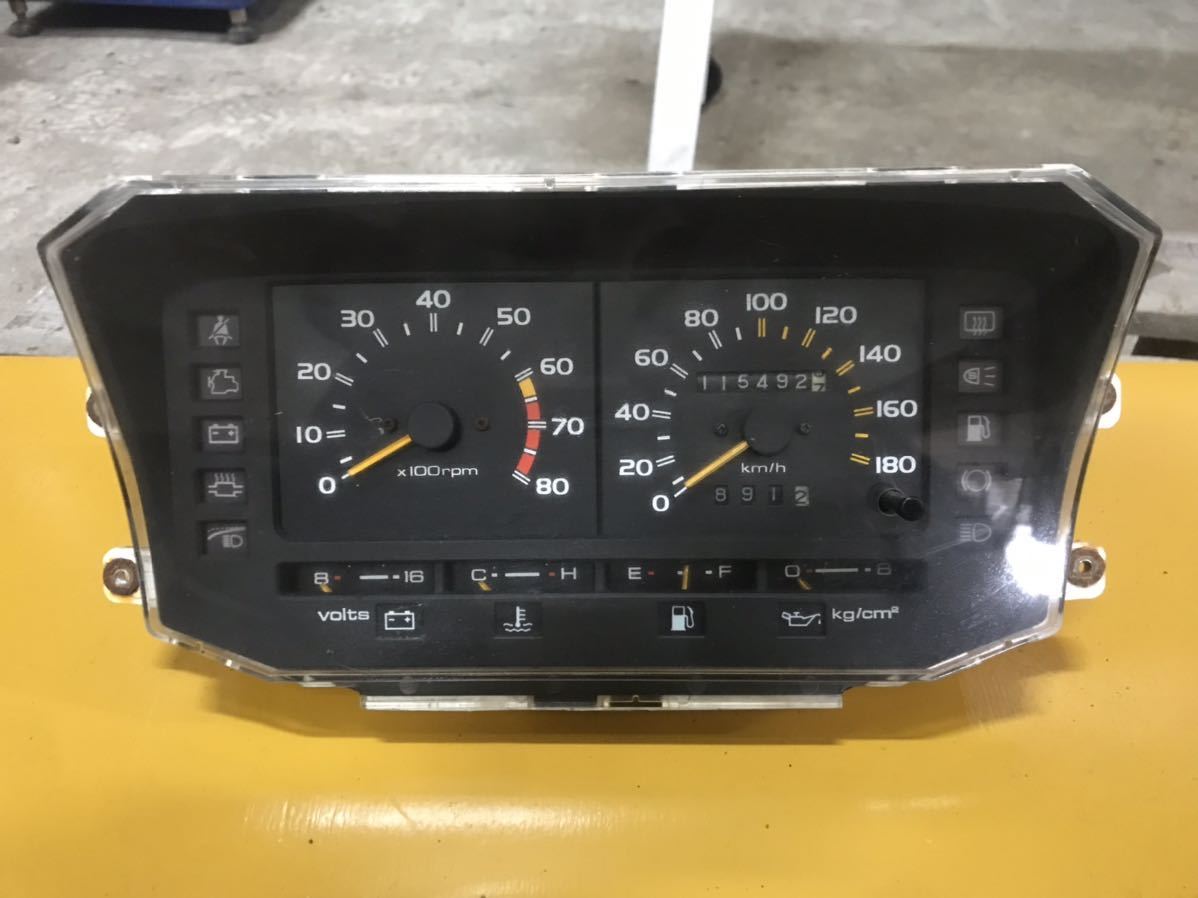 ◆希少! ピアッツァ JR系 JR130 ベラ メーター 115492km スピードメーター JR120 イルムシャー ネロ 動作不明拍卖