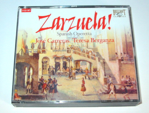 オペラCD 「オペレッタ! サルスエラ・フェスティバル」 3CD テノール=ホセ・カレーラス拍卖