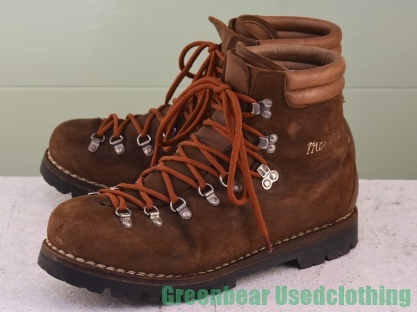 T579◆ビンテージ トレッキングブーツ 良い味 茶 ブラウン メンズ 11.5 29.5cm拍卖