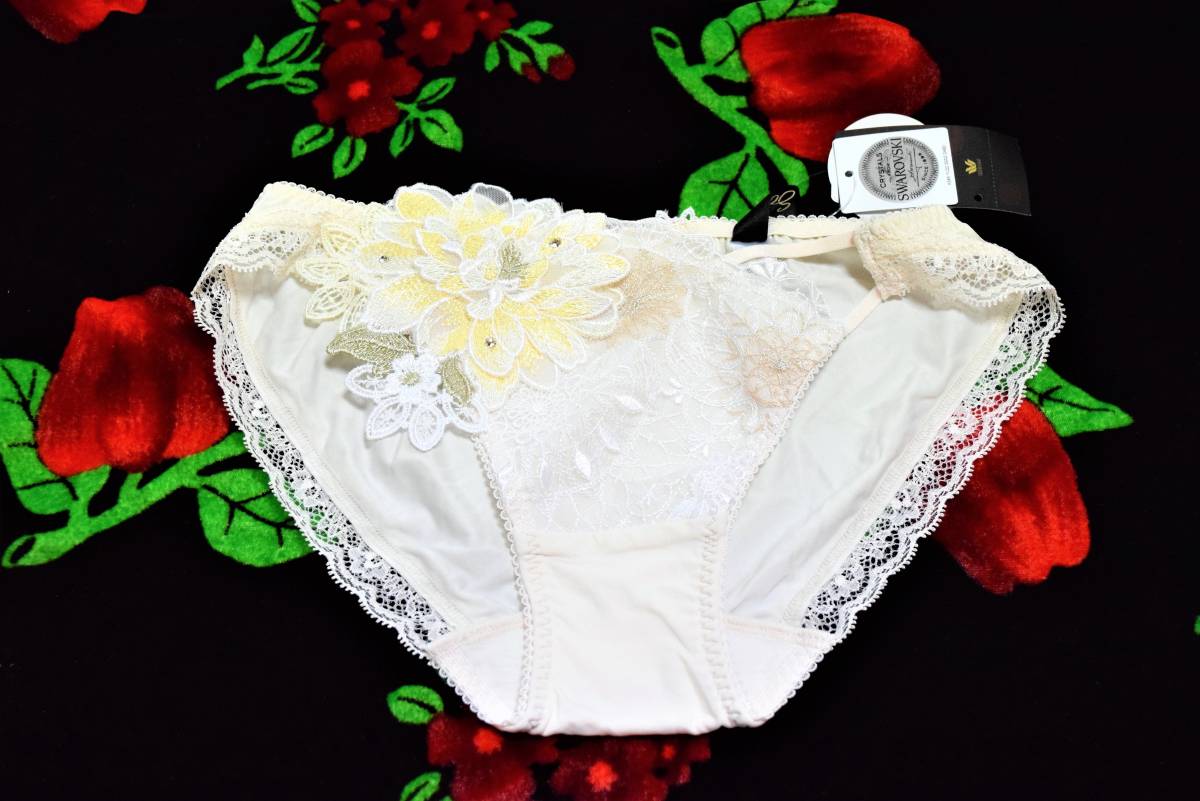 新品・タグ付き☆ワコール☆サルート・店舗限定品☆中国音楽・牡丹☆BE☆ショーツM拍卖
