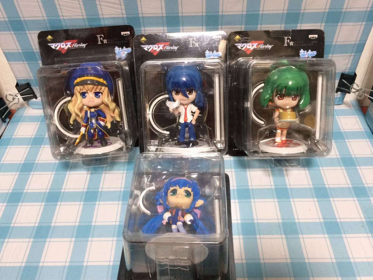 バンプレスト 一番くじ プレミアム F賞 きゅんキャラ マクロスF キャラクターズ 全4種セット シェリル ランカ クラン アルト 未開封品拍卖