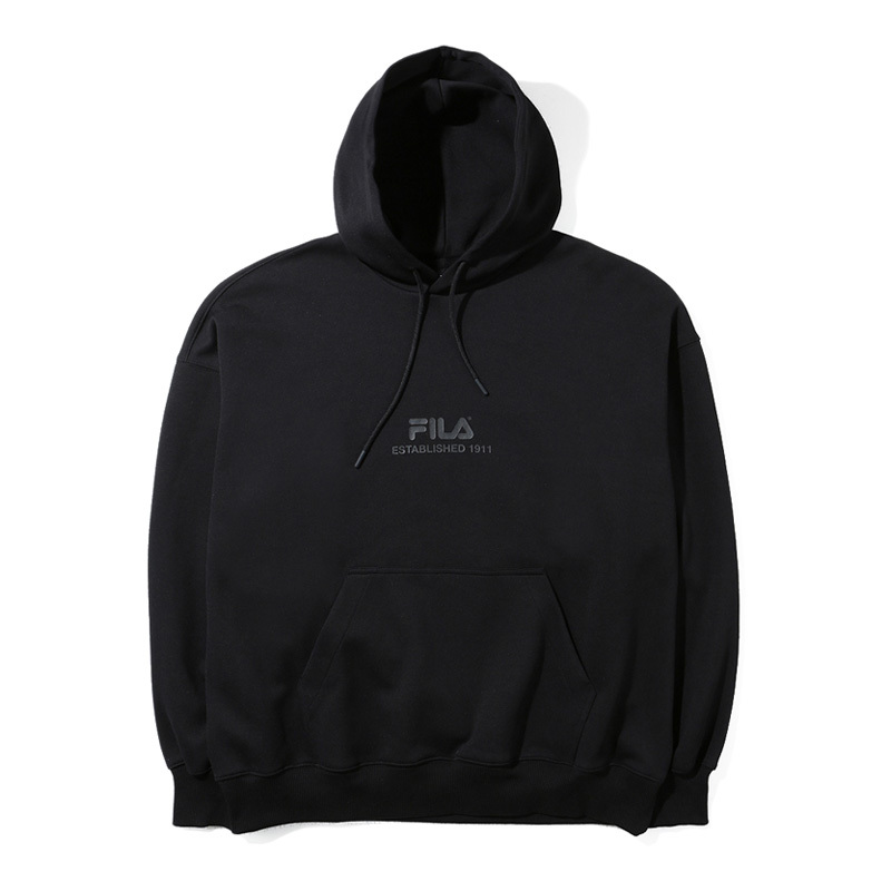 取消■新品■FILA/フィラ Find your Basics HOOD ユニセックス フーディー■フリーサイズ■コットン パーカー■ブラック■FS0145拍卖