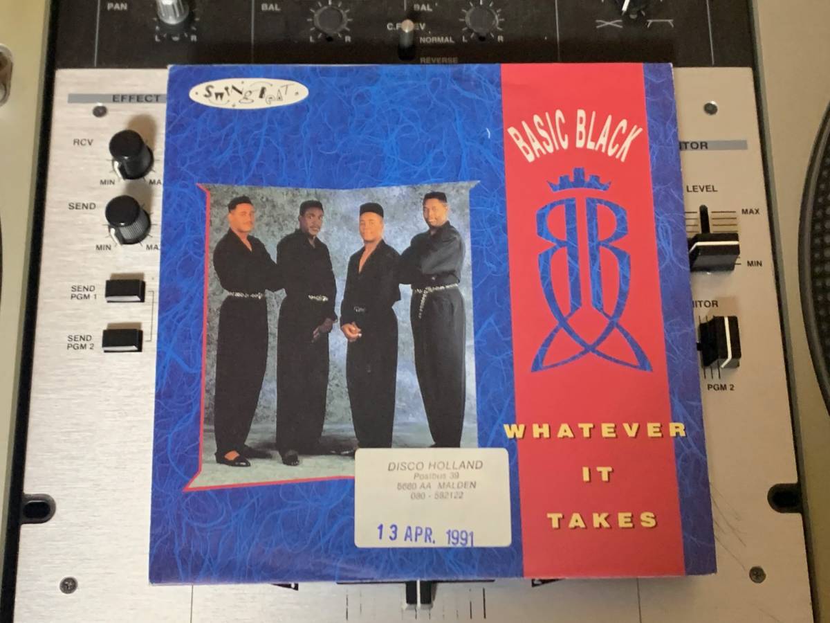 BASIC BLACK ♪WHATEVER IT TAKES 7インチ 45拍卖