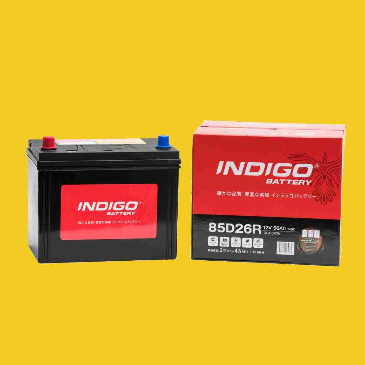 【インディゴバッテリー】85D26R ライトエースバン ('98~) KJ-CR52V 互換:70D26R,80D26R 新品保証付 メンテナンスフリー 即納拍卖