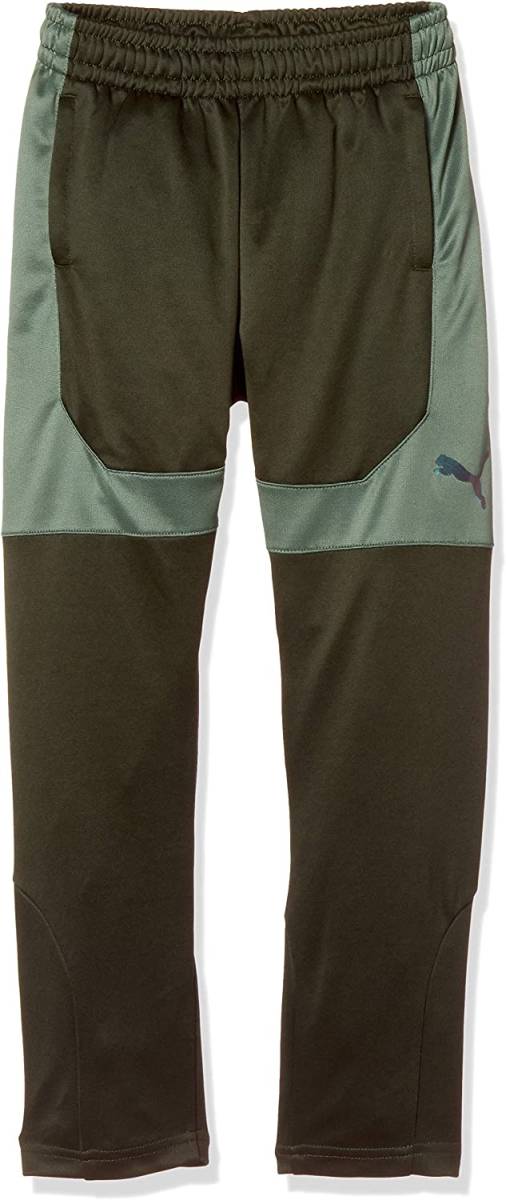 【KCM】Z-puma-367-130★展示品★【PUMA/プーマ】キッズ ジュニア FTBLNXT トレーニングパンツ サッカー 656062-02 カーキ系 130拍卖