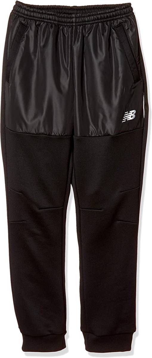 【KCM】z-new-286-130★展示品★【ニューバランス】キッズ ジュニア ハイブリット スウェットパンツ JJPP9231 ブラック サイズ 130拍卖