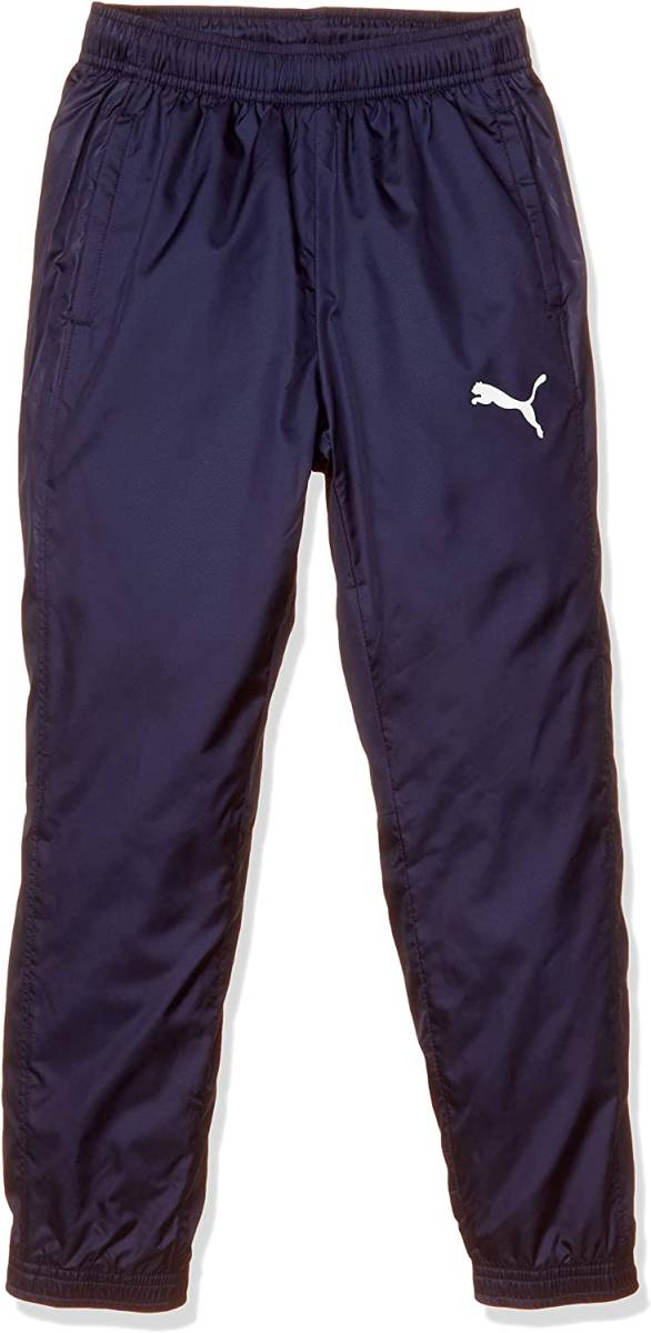 【KCM】Z-puma-286-140★展示品★【PUMA/プーマ】ジュニア カップ トレーニング ラインド ピステパンツ 656550-02 ネイビー サイズ 140拍卖