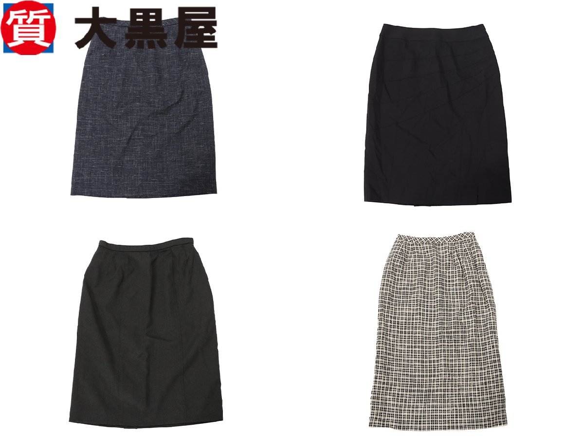 【大黒屋82】Leilian レリアン ROCHAS Premiere ロシャスプルミエール スカート 4点 おまとめ セット 衣料品 衣類 サイズ11 ロングスカート拍卖