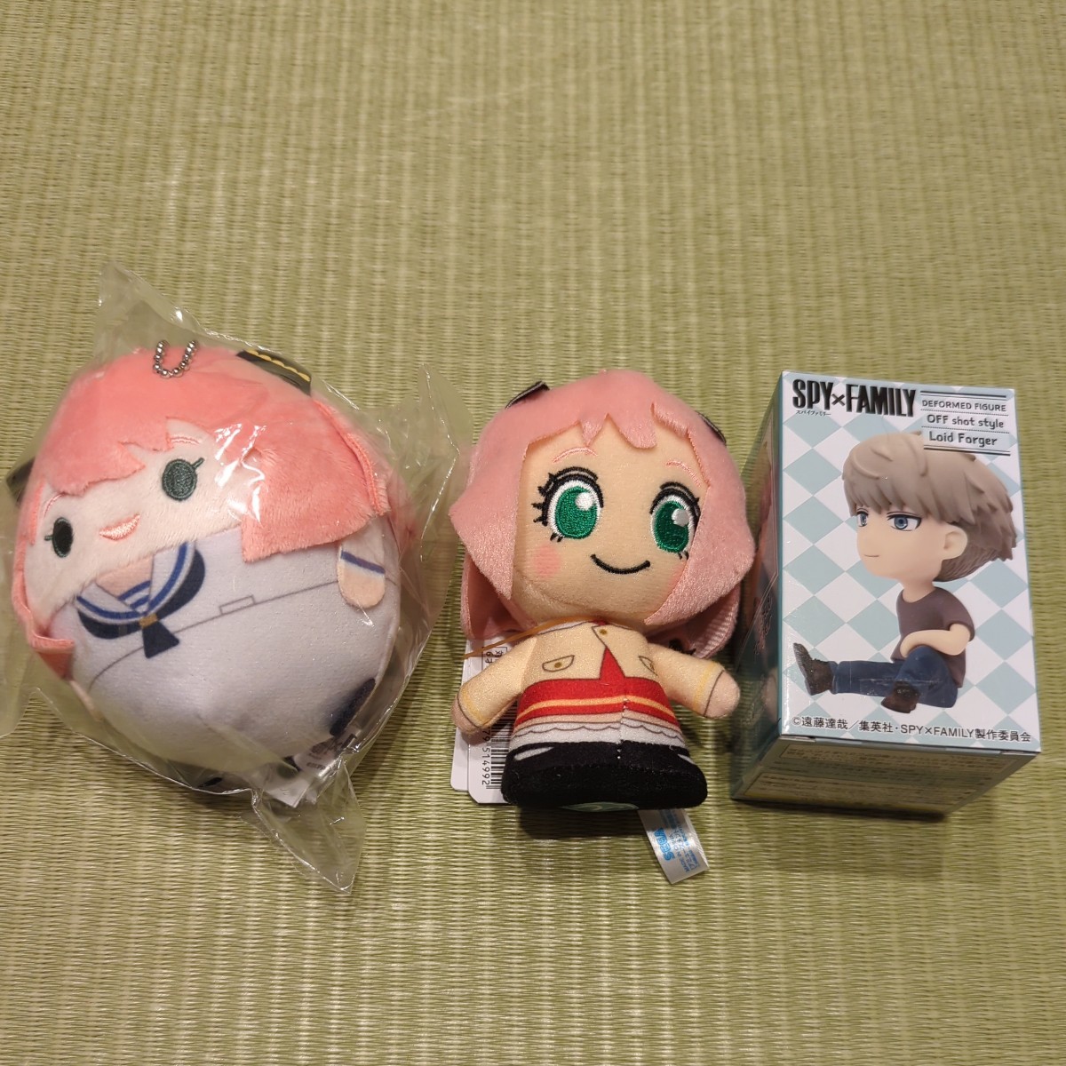 スパイファミリー SPY×FAMILY★ふわコロりん&マスコット アーニャ&デフォルメフィギュア ロイドフォージャー 3種セット拍卖