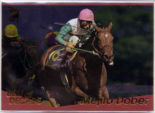 ★メジロドーベル T11 BEST OF DECADE 「サラブレ」読者投票 バンダイ サラブレッドカード2001年下半期版 吉田豊 画像 競馬カード 即決拍卖