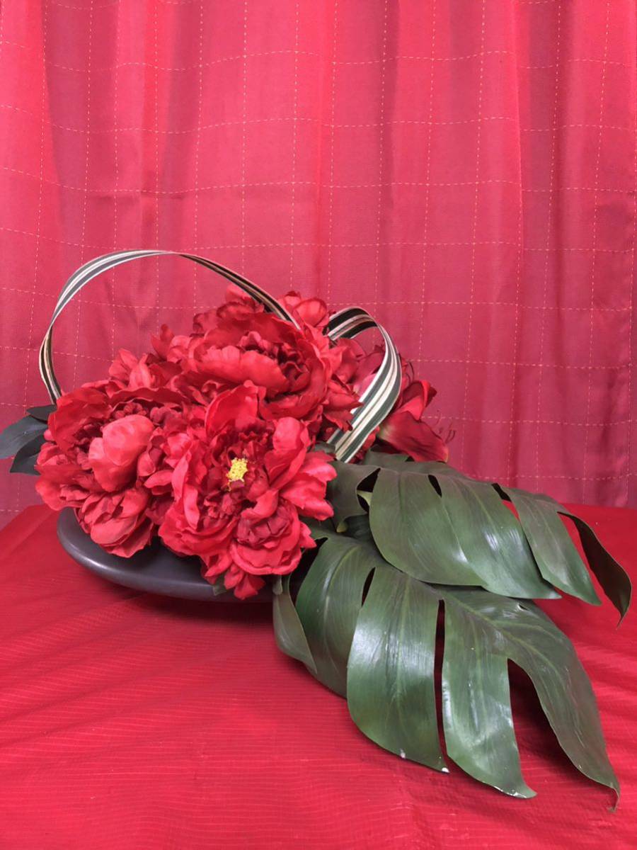 アレンジ 卓上装花 インテリア フラワー 造花 アートフラワー拍卖