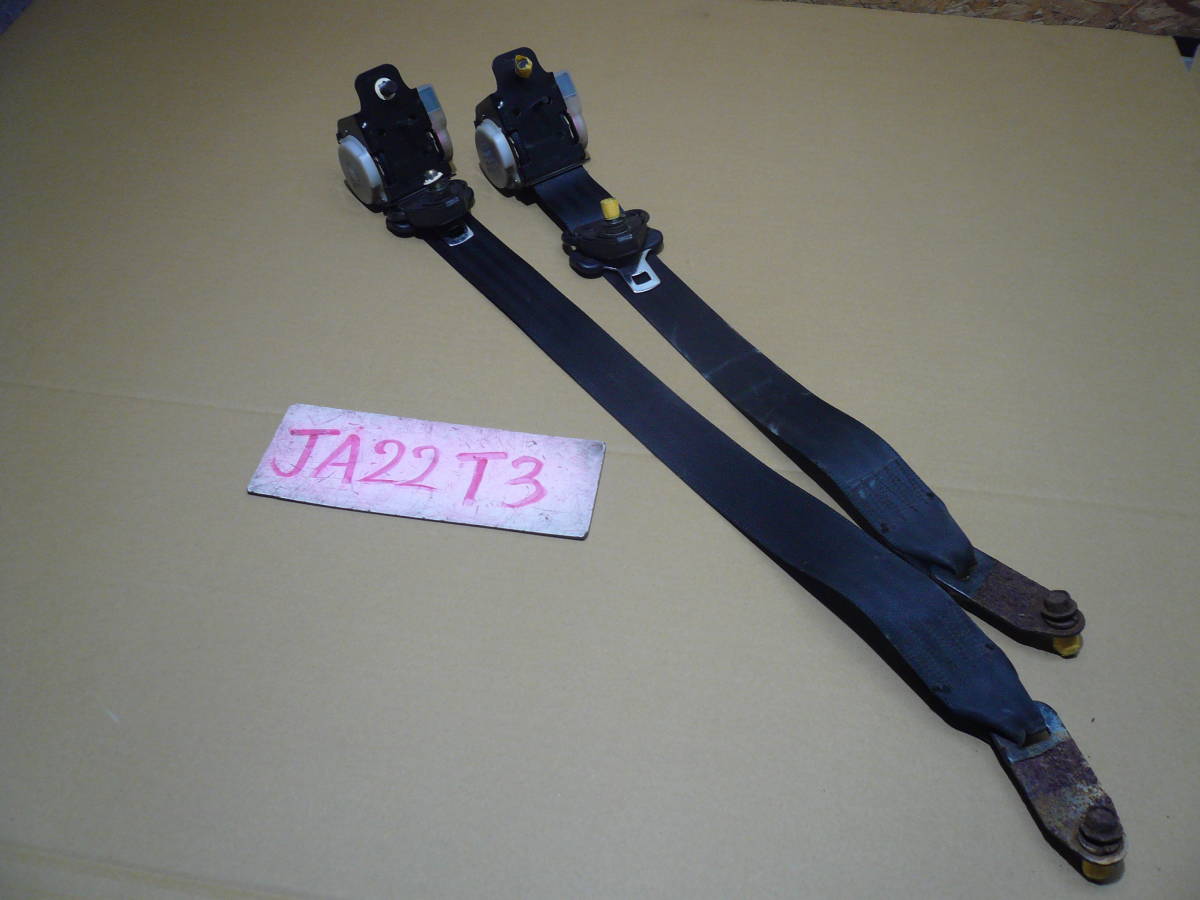T3 本州送料1000円 ジムニー JA22 リアシートベルト拍卖